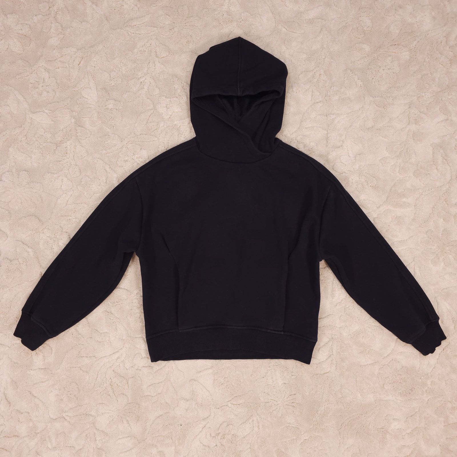 Athleta Athleta Cozy Karma Hooded Sweatshirt Black Sz Extra Small Size XS / US 0-2 / IT 36-38 - 5 Thumbnail