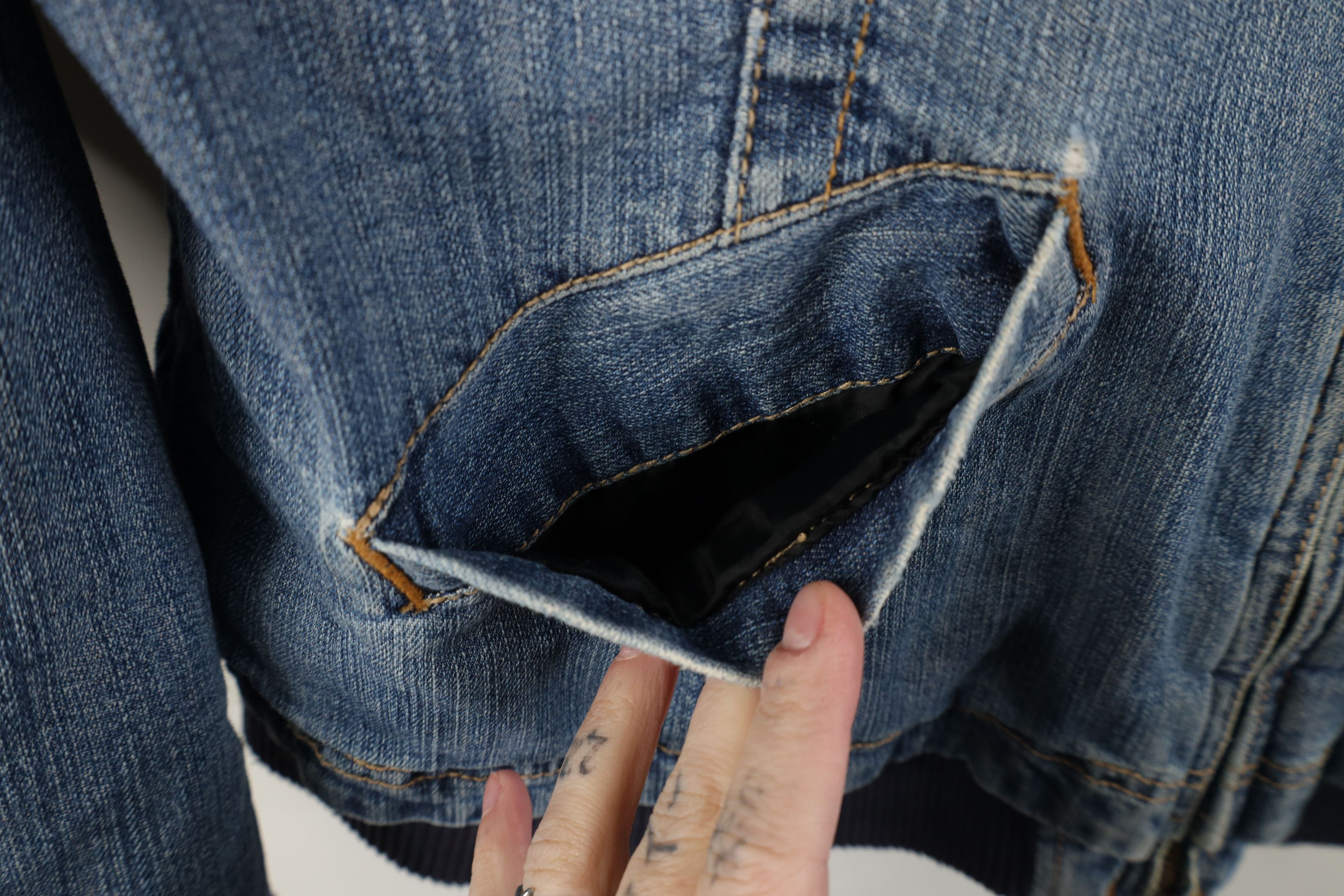 Dickies Vintage Y2K Dickies Quilted Denim Jean Tucker Jacket Blue Size XL / US 12-14 / IT 48-50 - 7 Thumbnail