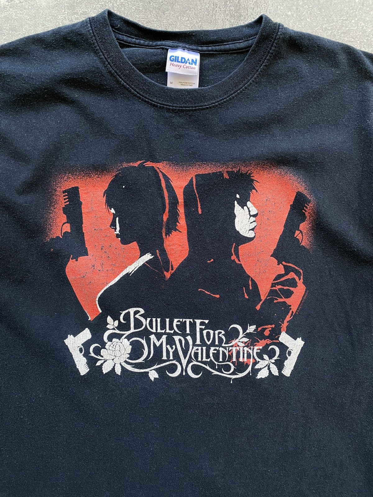 Band Tees × Vintage Vintage BULLET FOR MY VALENTINE rock band tee y2k Size US M / EU 48-50 / 2 - 3 Thumbnail