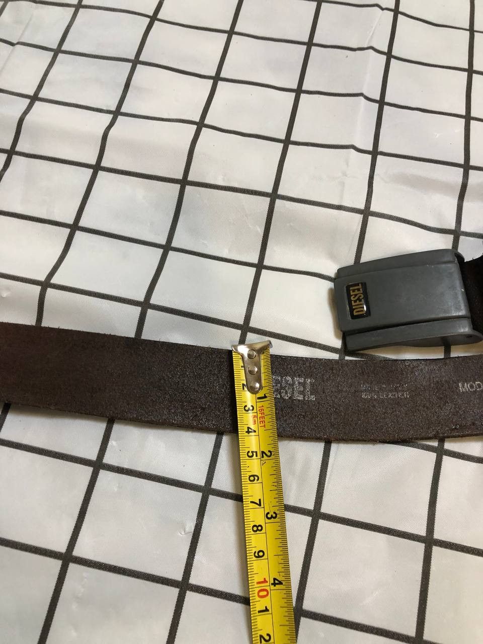 Diesel Diesel Mens Belt Vintage Leather Brown Luxury Made in Italy Size ONE SIZE - 11 Thumbnail