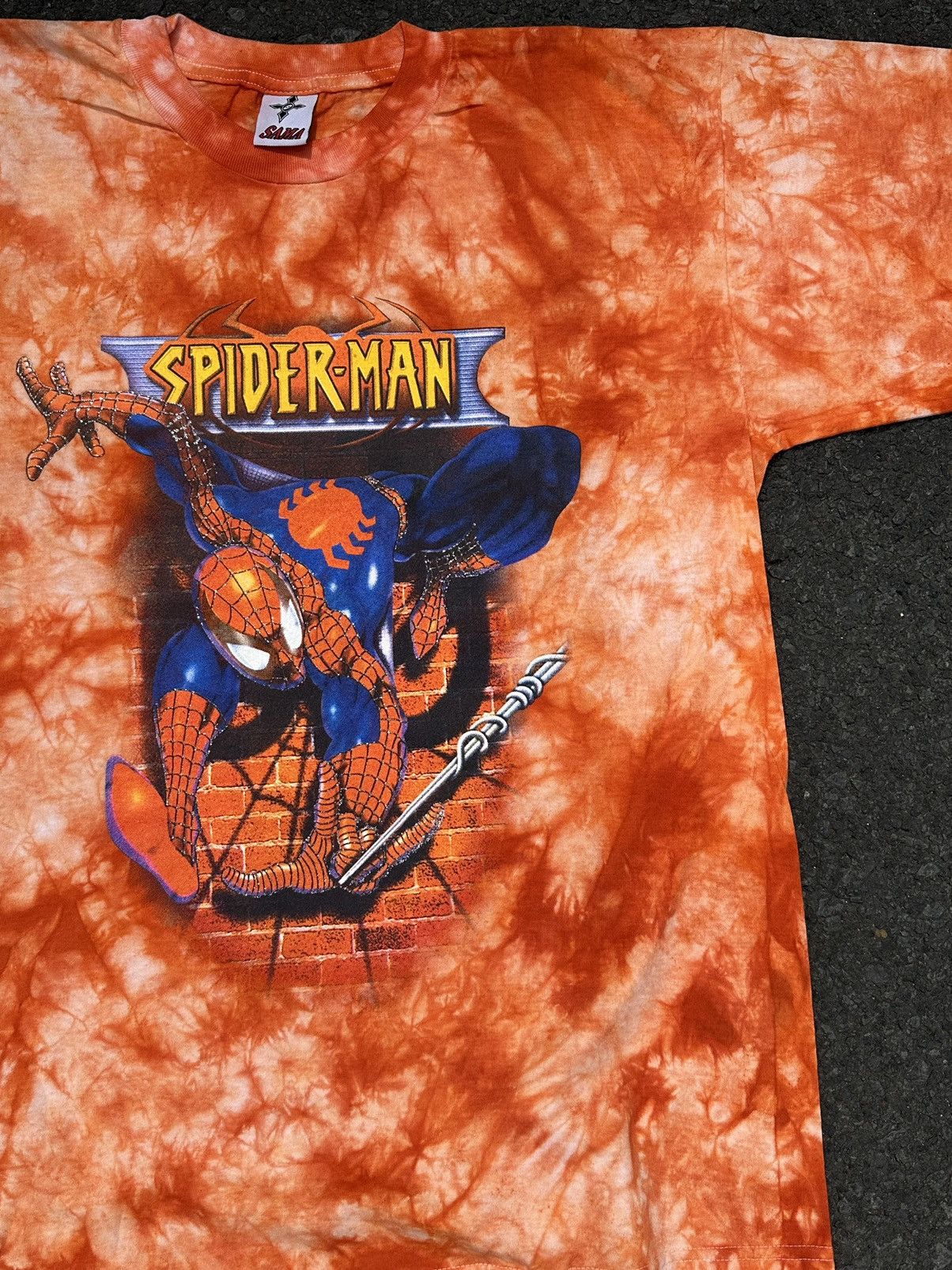 Vintage SPIDERMAN TIE DYE Size US XL / EU 56 / 4 - 2 Thumbnail