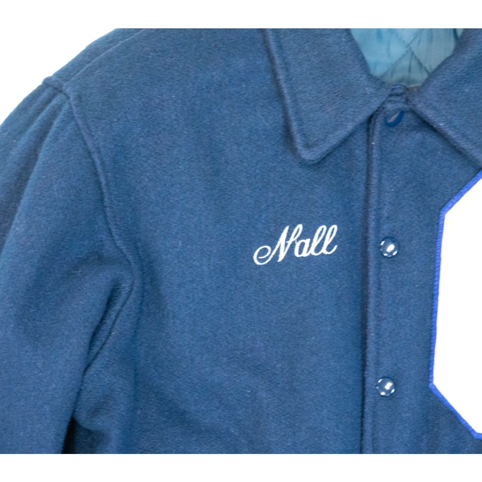 Vintage VINTAGE Fordham Wool Varsity Jacket Mens M Blue 42 Size US M / EU 48-50 / 2 - 6 Thumbnail