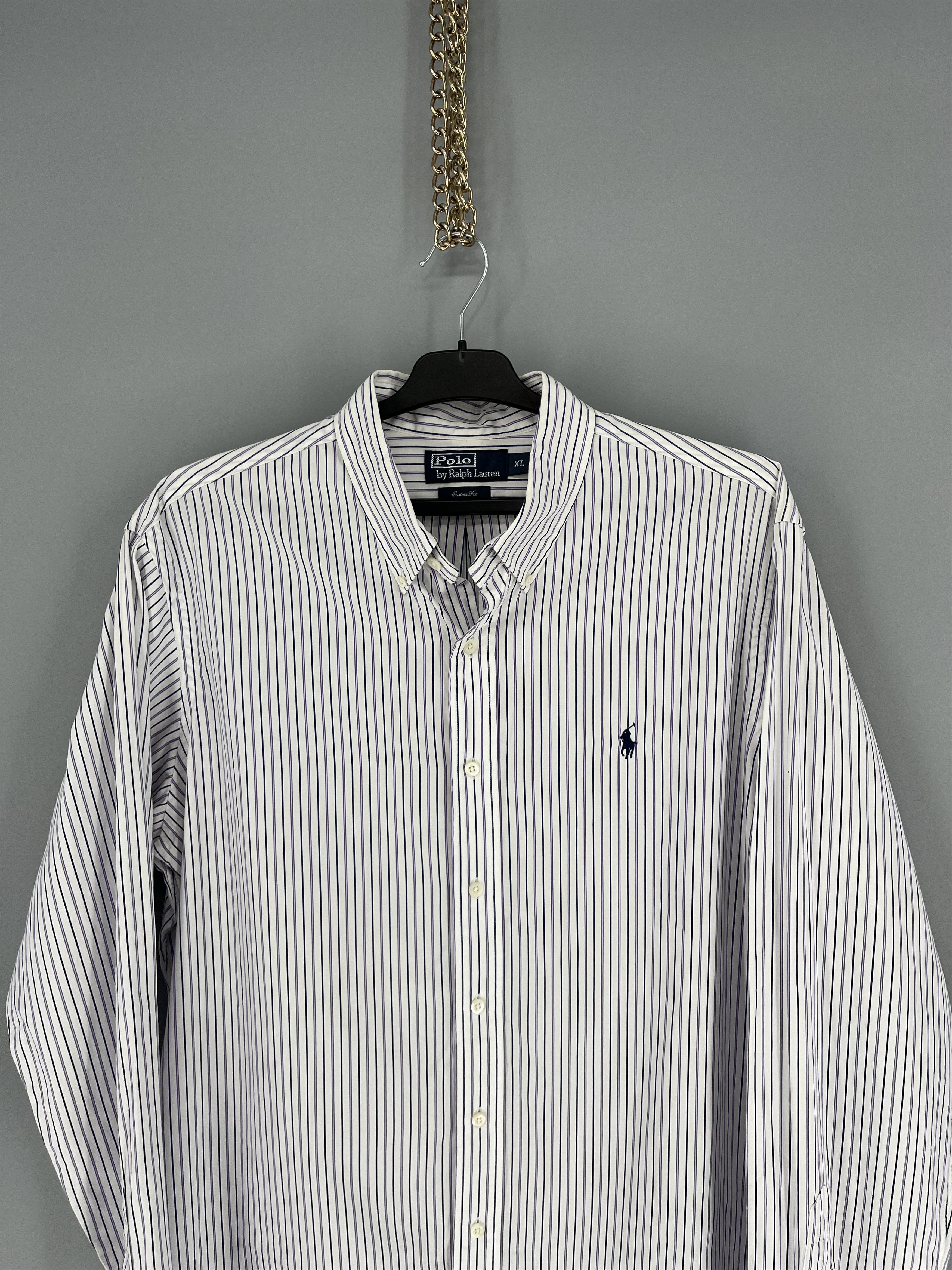 Ralph Lauren Vintage striped shirt polo Ralph Lauren size XL rare Size US XL / EU 56 / 4 - 6 Thumbnail