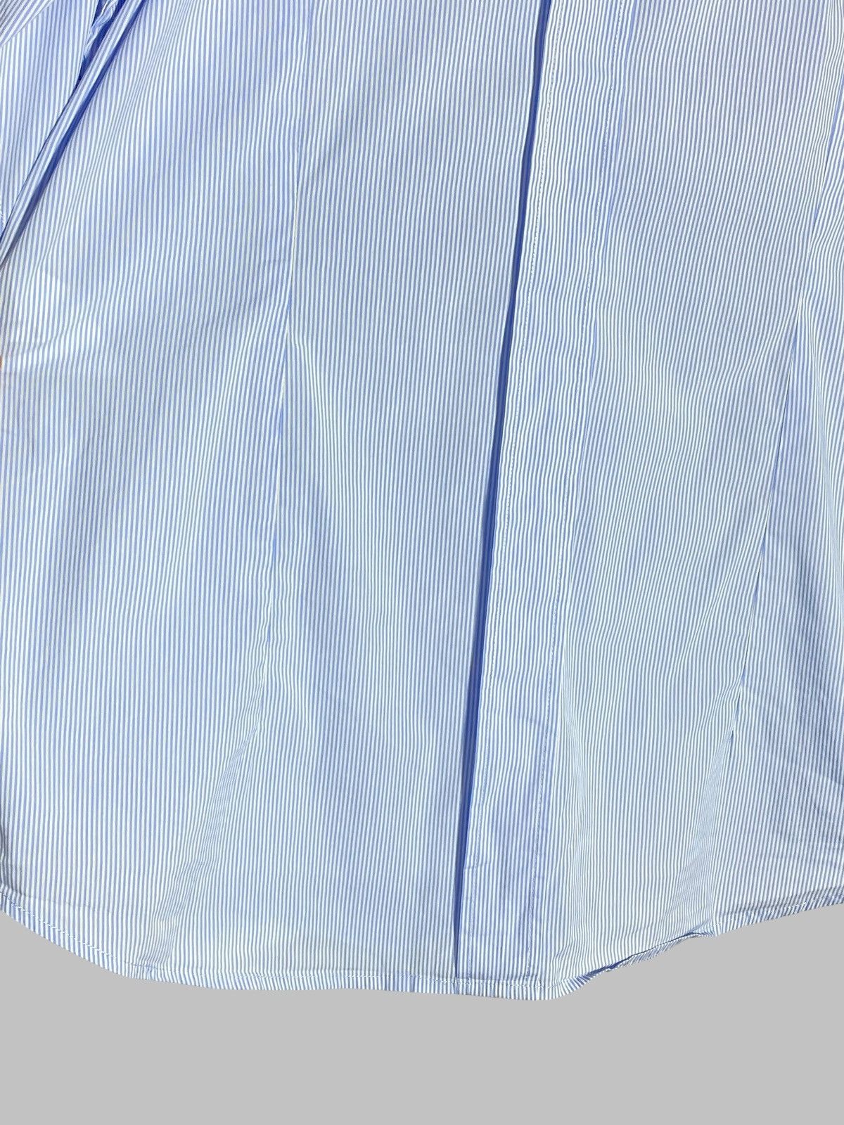 Dolce & Gabbana Dolce & Gabbana Blue White Pinstripe Dress Shirt Slim Fit Size US M / EU 48-50 / 2 - 14 Thumbnail