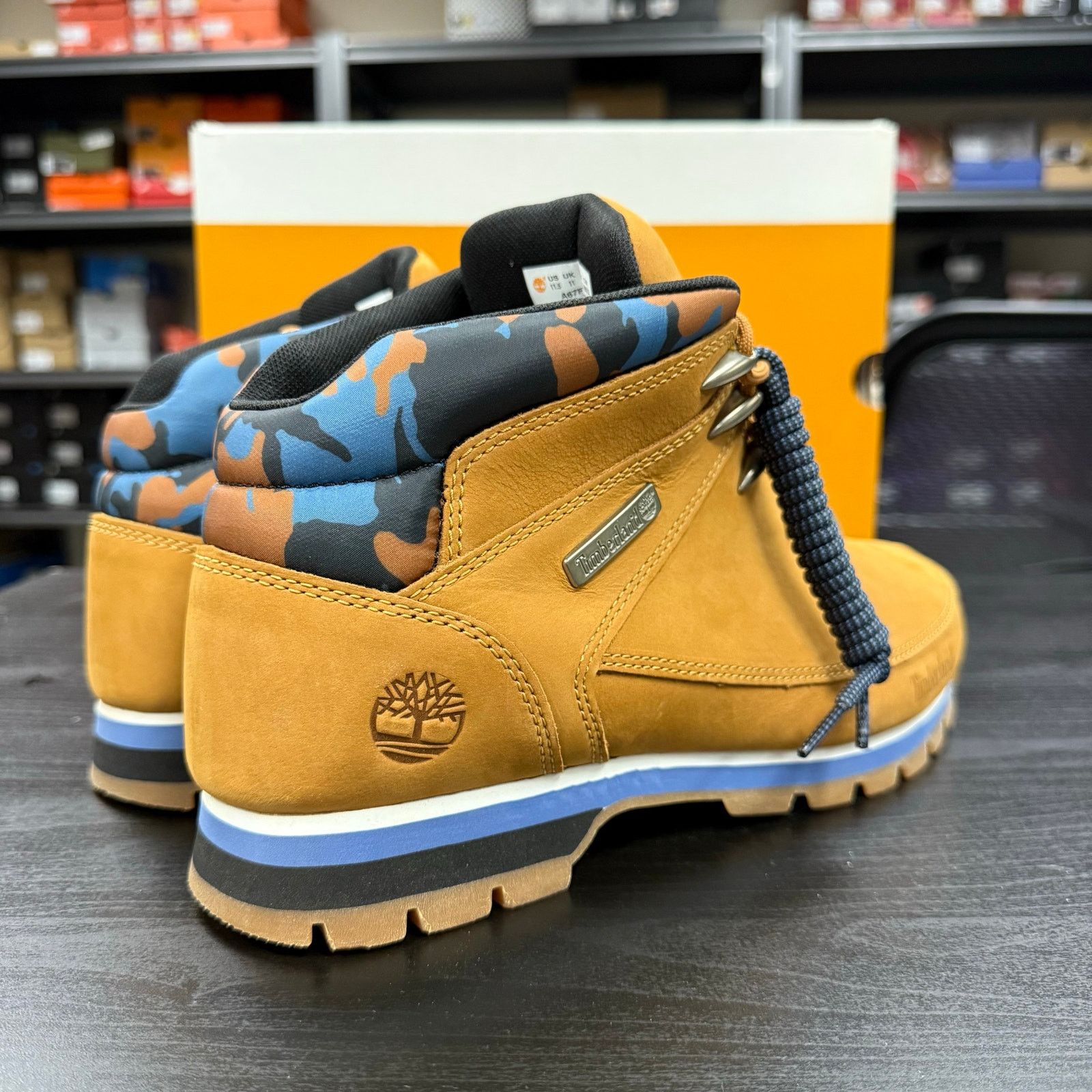 Timberland TIMBERLAND MEN'S 12 EURO SPRINT HIKER MID NUBUCK WHEAT A67FB Size US 12 / EU 45 - 4 Thumbnail