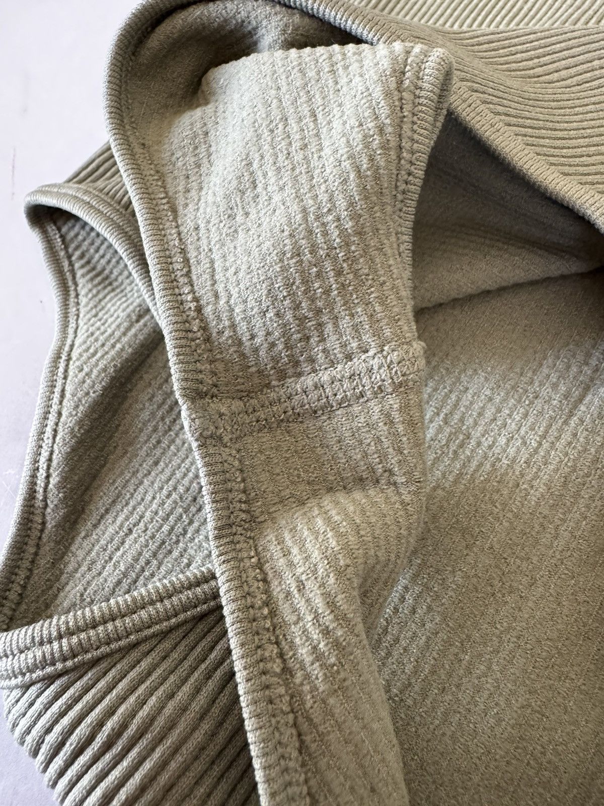 Zara Zara women’s S-M sage green ribbed tank top bodysuit summer Size M / US 6-8 / IT 42-44 - 3 Thumbnail