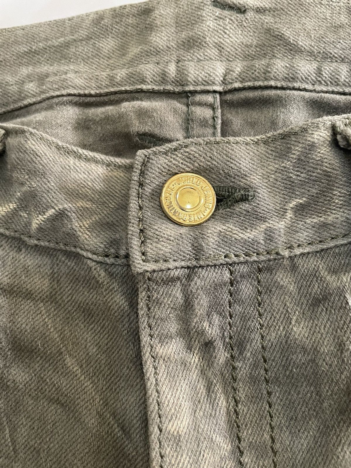 Japanese Brand RARE Genoese Tante Cose Boune A Tutti Faded Jeans Size US 34 / EU 50 - 11 Thumbnail