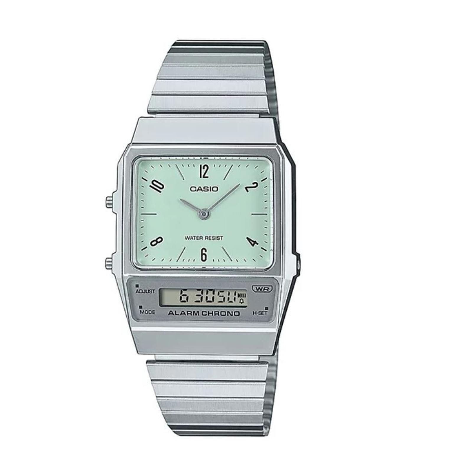 Casio Casio Unisex Silver Tone Stainless Steel Watch AQ800E-3AVT Size ONE SIZE - 1 Thumbnail
