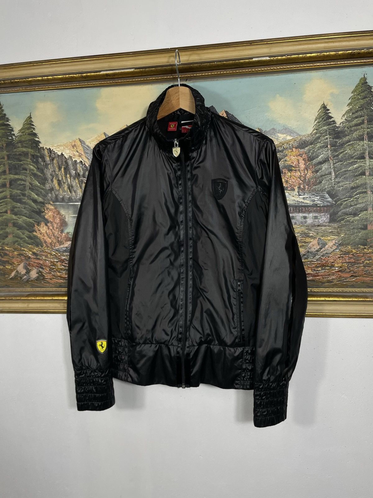 Ferrari × Puma Ferrari Retro 00s Jacket Race Motor Nascar Rap Swag Skate Size M / US 6-8 / IT 42-44 - 3 Thumbnail