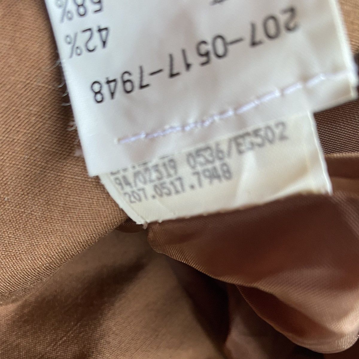 Gucci Fall 1994-1995 Silk Brown Belt Blazer Size M / US 6-8 / IT 42-44 - 6 Thumbnail
