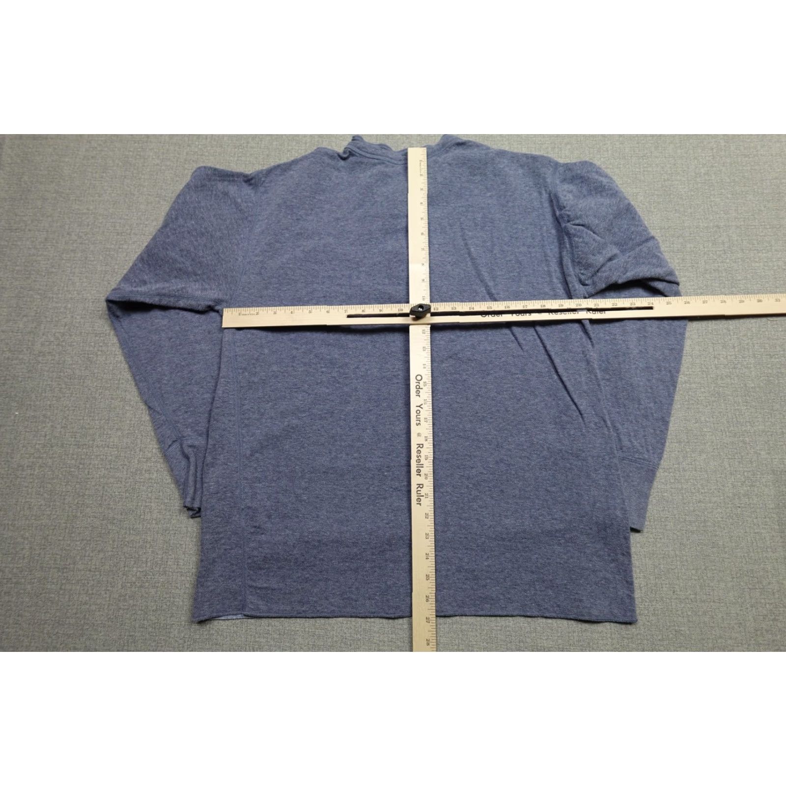Vintage L.L. Bean Henley Shirt Mens L Blue Wool Blend Long Sleeve Traditional Fit Size US L / EU 52-54 / 3 - 5 Thumbnail