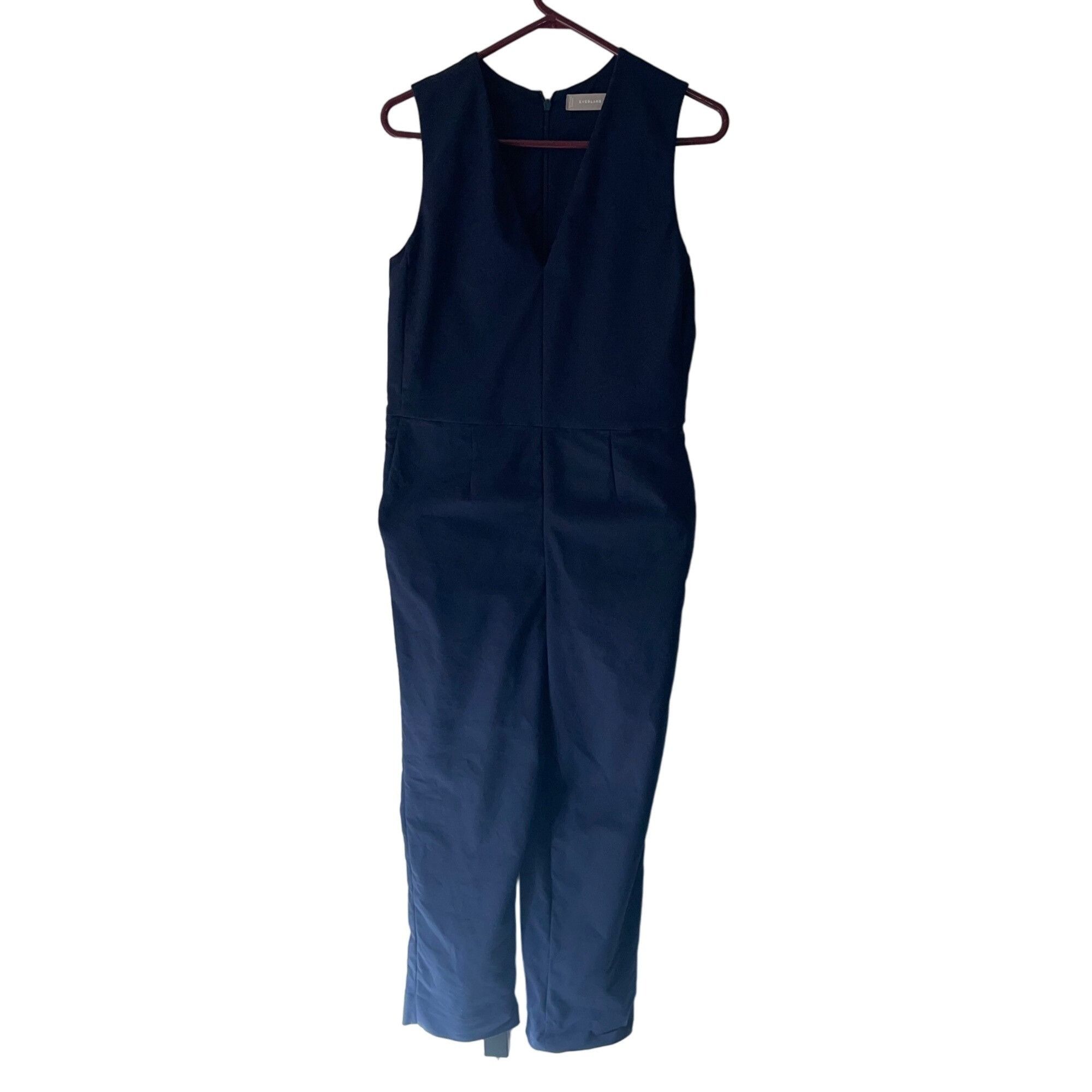Everlane Everlane Womens Jumpsuit Size 2 Blue Sleeveless Size 26" / US 2 / IT 38 - 1 Thumbnail