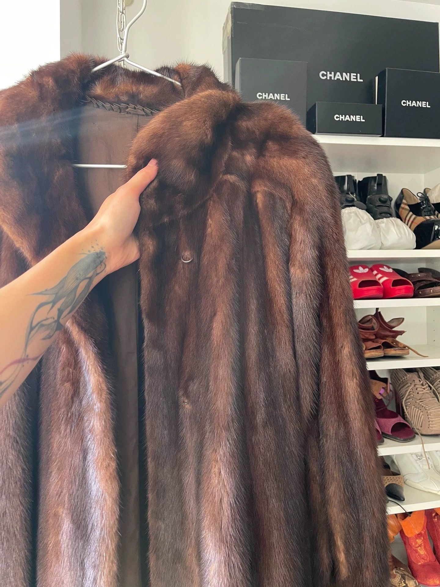 Other Tokyo Vintage Genuine Fur Oversize Retro Coat Size ONE SIZE - 5 Thumbnail