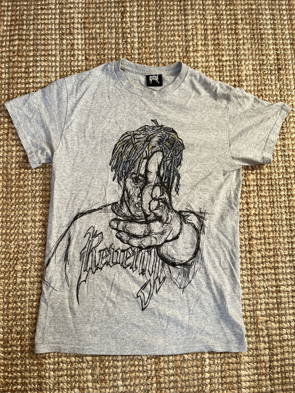 Revenge x Juice Wrld 999 Portrait Sketch Tee