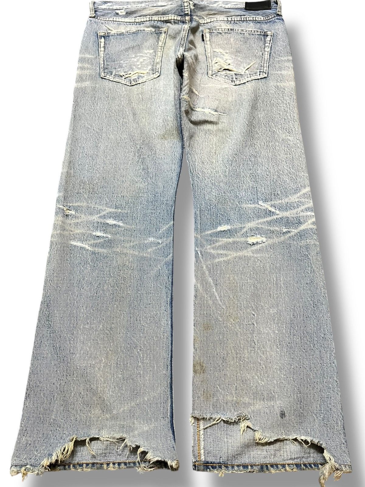 wjk Vintage wjk Selvedge Ripped Distressed Denim Size US 37 - 6 Thumbnail