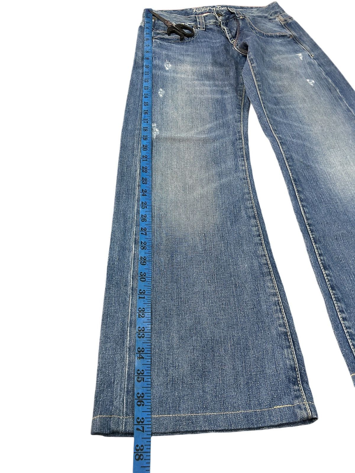 Tommy Hilfiger Vintage Tommy Hilfiger Laurie Flared Wide Leg Y2K Jeans Size 28" / US 6 / IT 42 - 22 Thumbnail