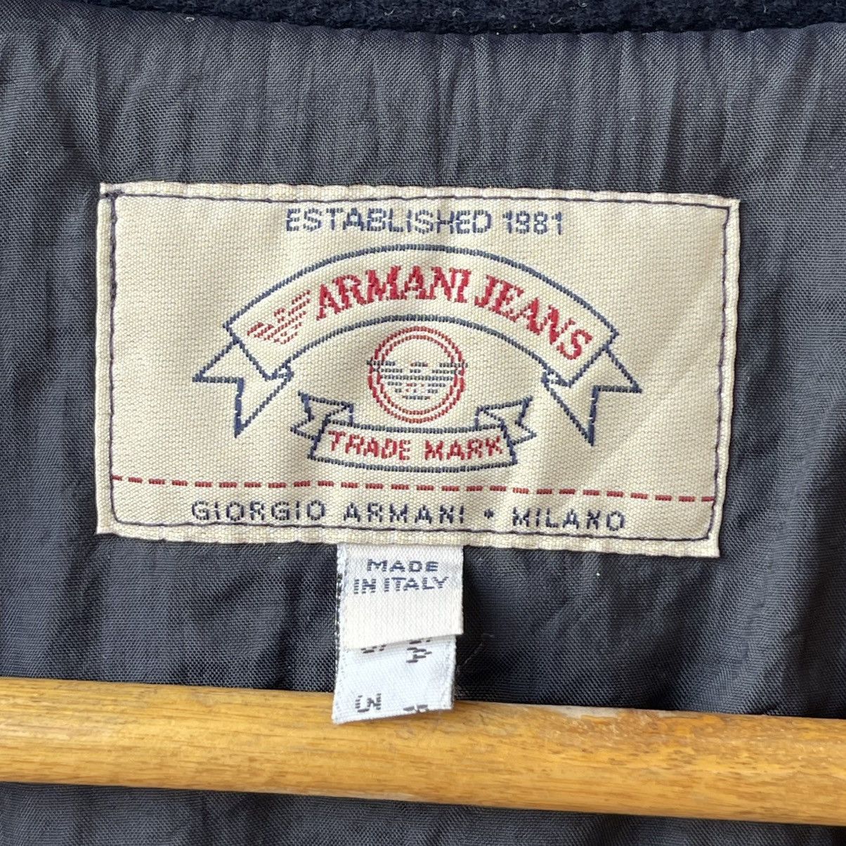 Giorgio Armani Vintage 90s Armani Jeans Archival Technical Fleece Jacket Size US M / EU 48-50 / 2 - 10 Thumbnail