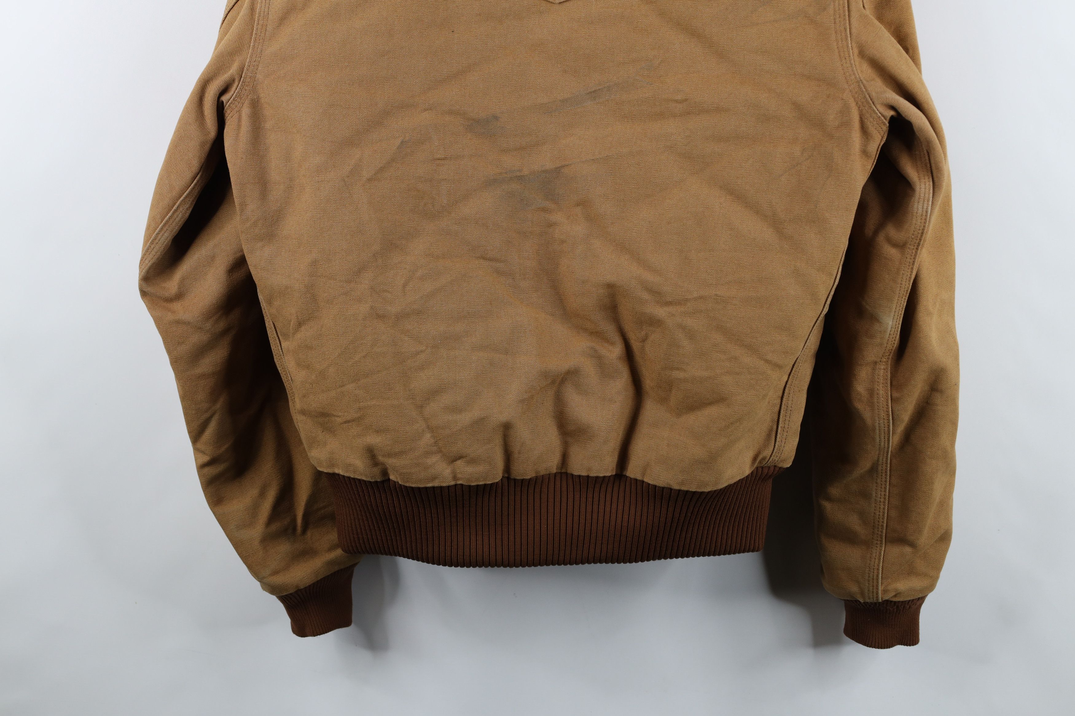 Carhartt Vintage 90s Carhartt Quilted Western Bomber Jacket Brown J13 Size US M / EU 48-50 / 2 - 13 Thumbnail