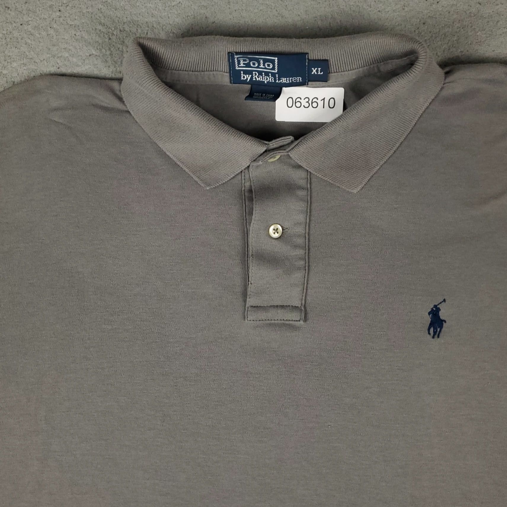 Ralph Lauren Ralph Lauren Polo Shirt Mens XL Gray Casual Short Sleeve Solid Logo Size US XL / EU 56 / 4 - 2 Thumbnail