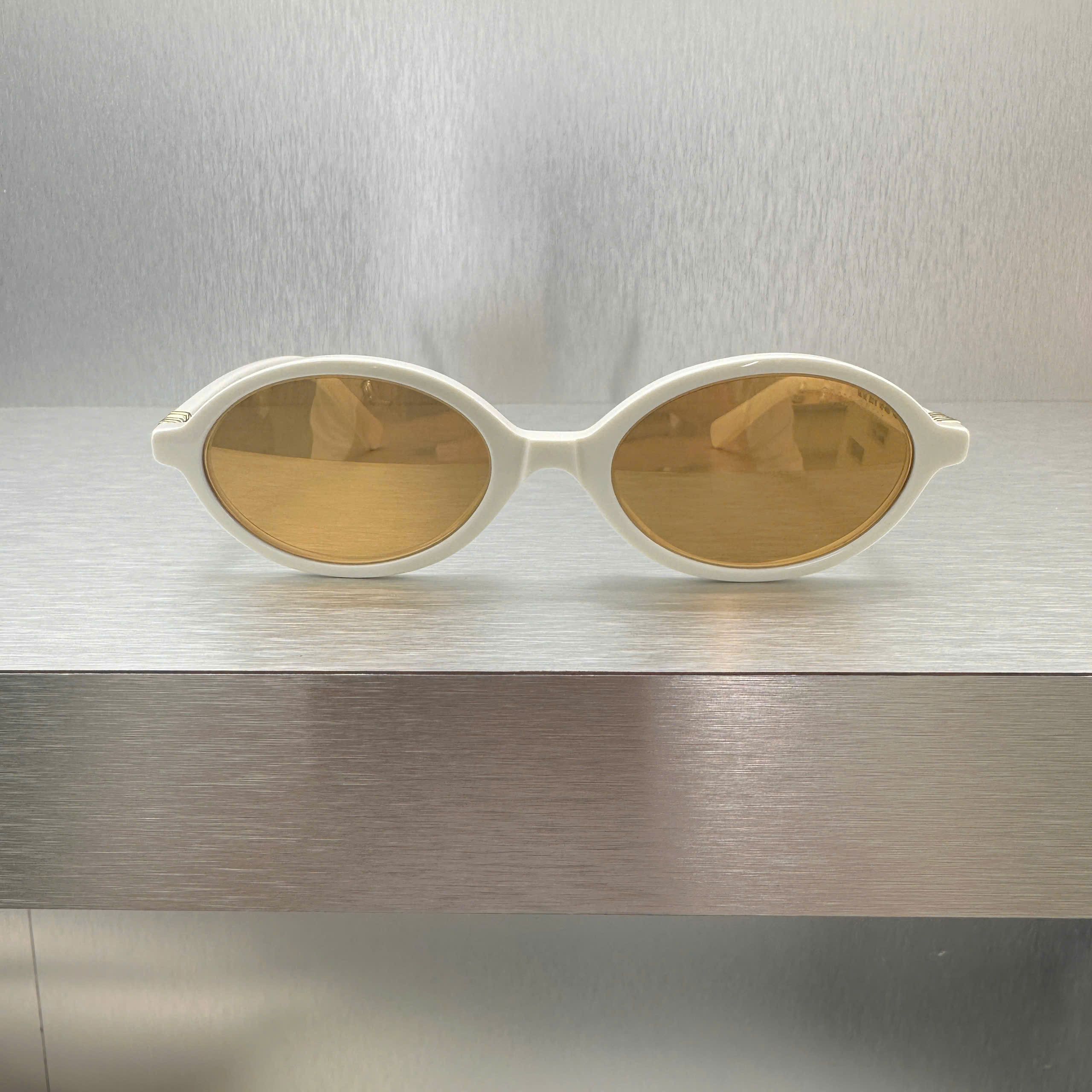 Miu Miu MIU MIU MU 04ZS 14240D Eyewear WHITE Size ONE SIZE - 6 Thumbnail