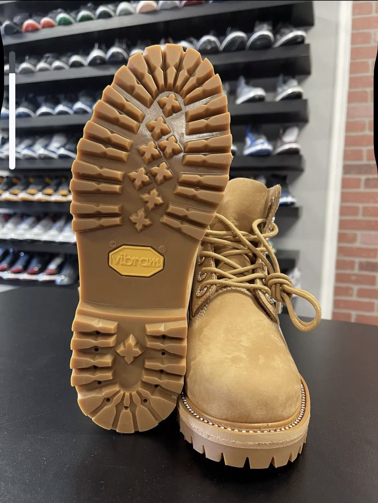 Jimmy Choo Size 5 - Jimmy Choo X Timberland Suede Crystal Encrusted Size US 5 / IT 35 - 16 Thumbnail