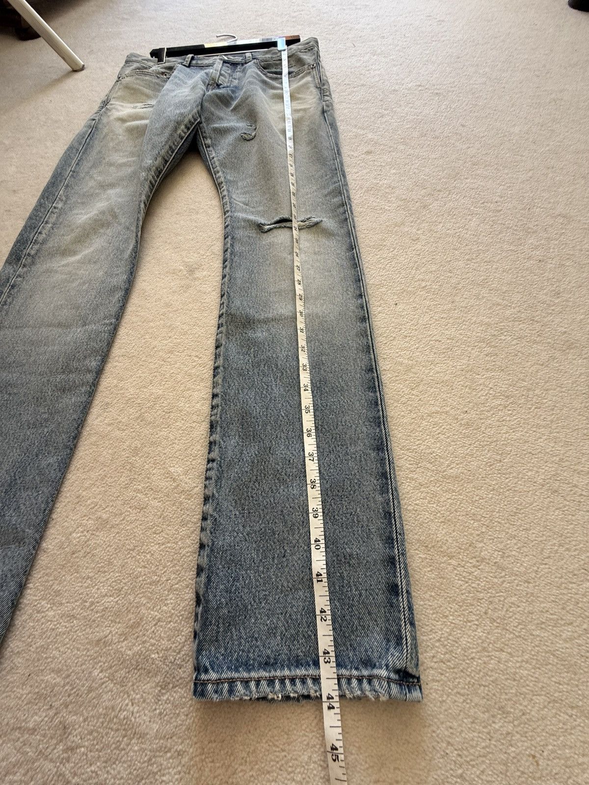 Saint Laurent Paris Saint Laurent Santa Monica wash rip trash jeans 32 grail d18 Size US 32 / EU 48 - 9 Thumbnail