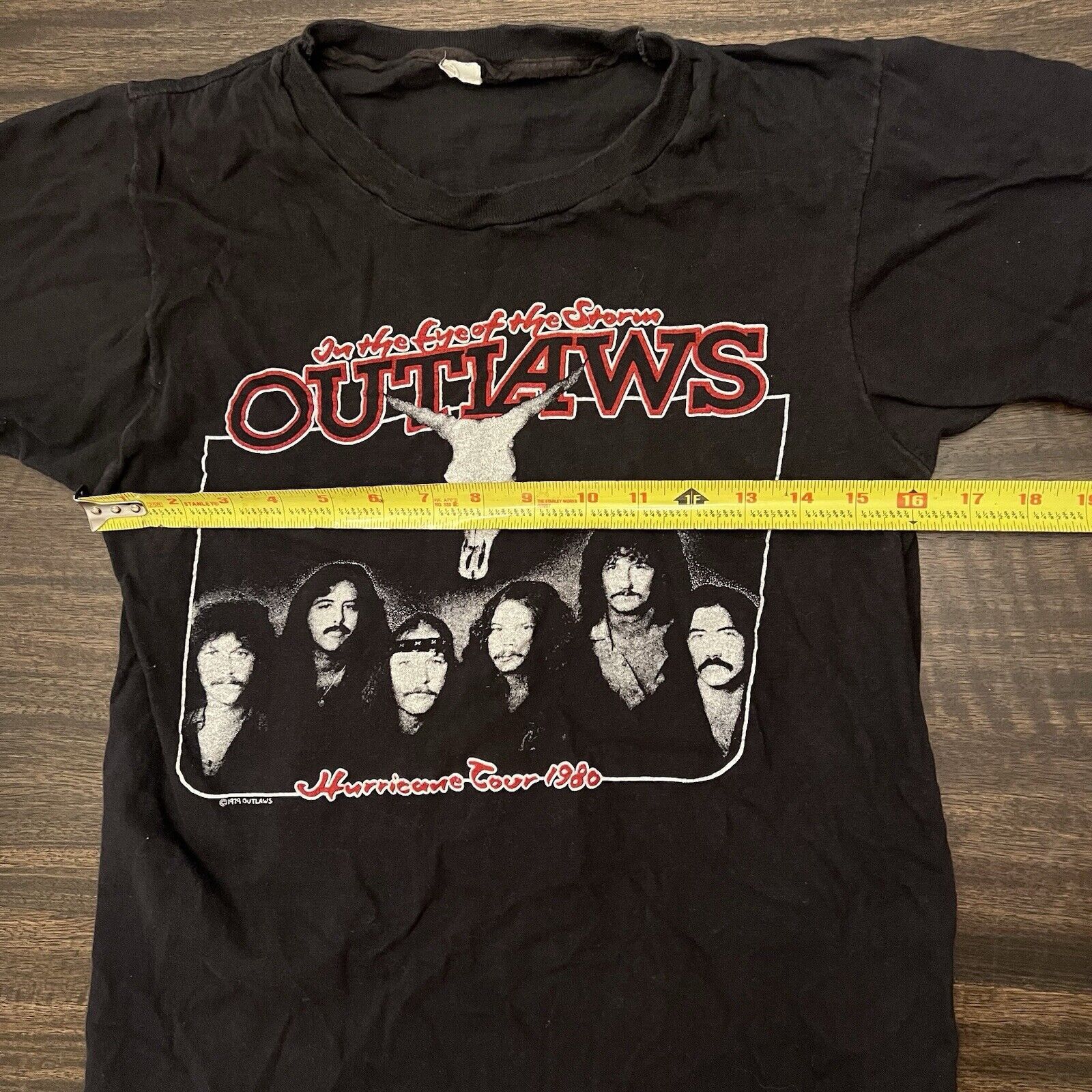 Other Vintage Outlaws Eye Storm Shirt Hurricane Tour Band Concert Size US L / EU 52-54 / 3 - 4 Thumbnail