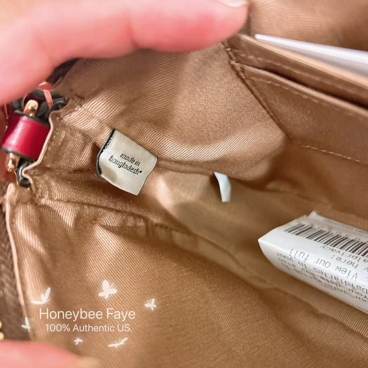 Coach Nolita 19 With Cherry Print CZ011 plus extended chain Size ONE SIZE - 9 Thumbnail