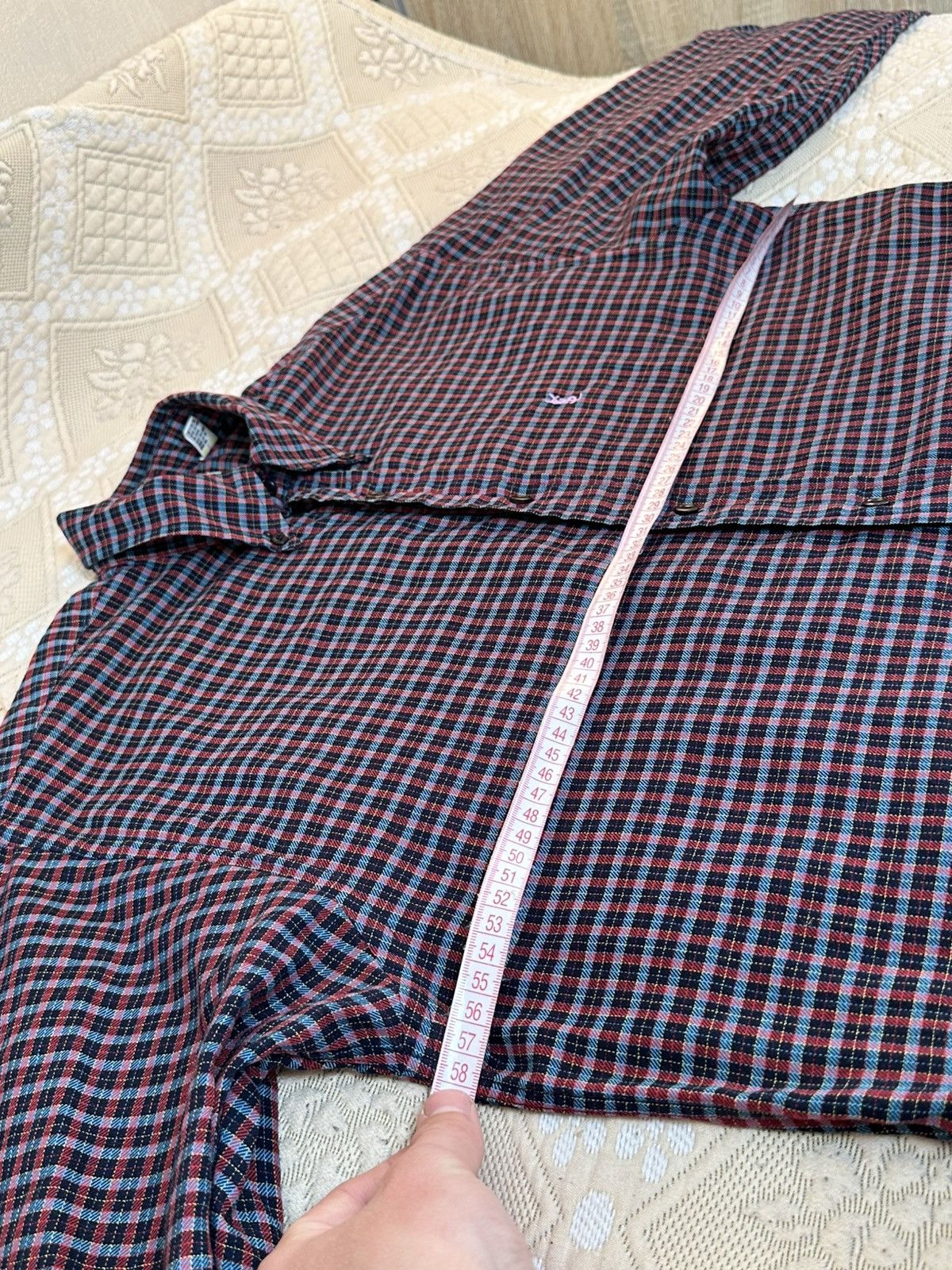 Yves Saint Laurent 🔥 Yves Saint Laurent Pour Homme Button Up Cotton Shirt Check Size US M / EU 48-50 / 2 - 9 Thumbnail