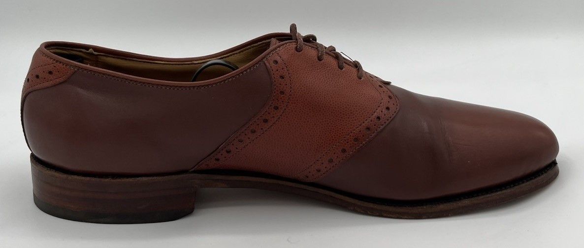 Allen Edmonds Allen Edmonds MONTE CARLO Size 9AA Brown Leather & Snakeskin Size US 9 / EU 42 - 6 Thumbnail