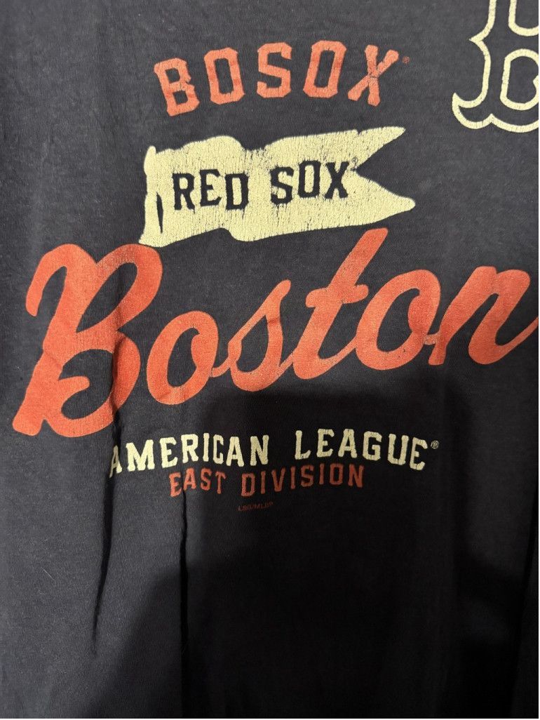 The Unbranded Brand Boston Red Sox Short Sleeve Tee Men's L Blue MLB Size US L / EU 52-54 / 3 - 5 Thumbnail