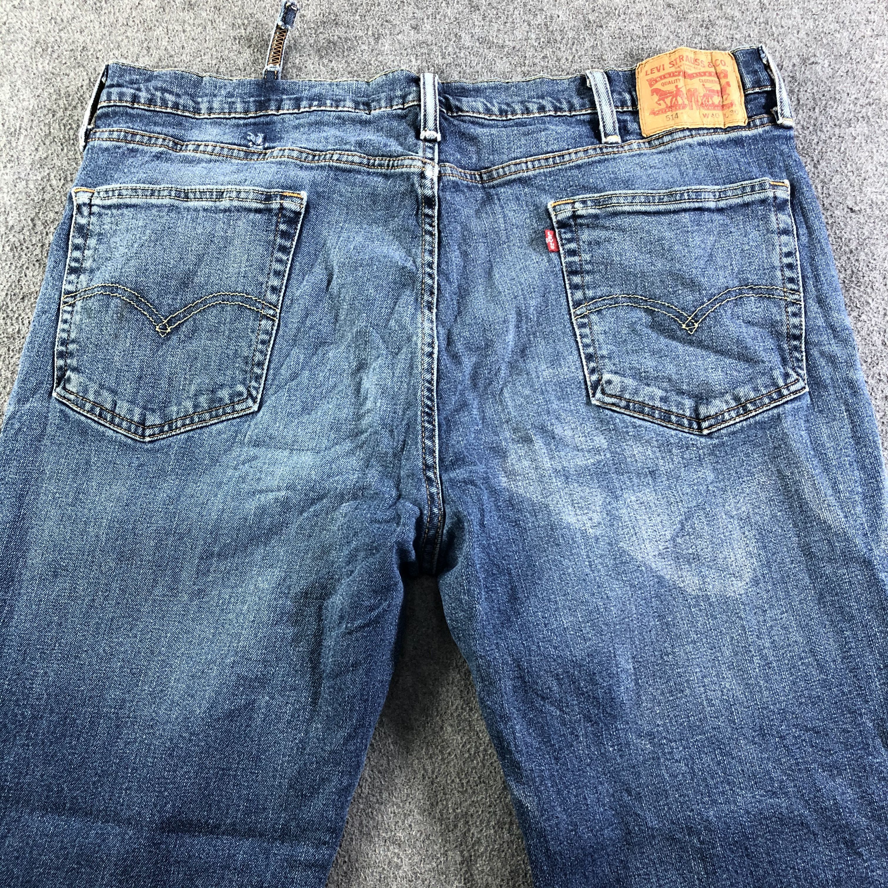 Levi's Vintage Blue Wash Levis 514 Jeans-J4320 Size US 40 / EU 56 - 4 Thumbnail