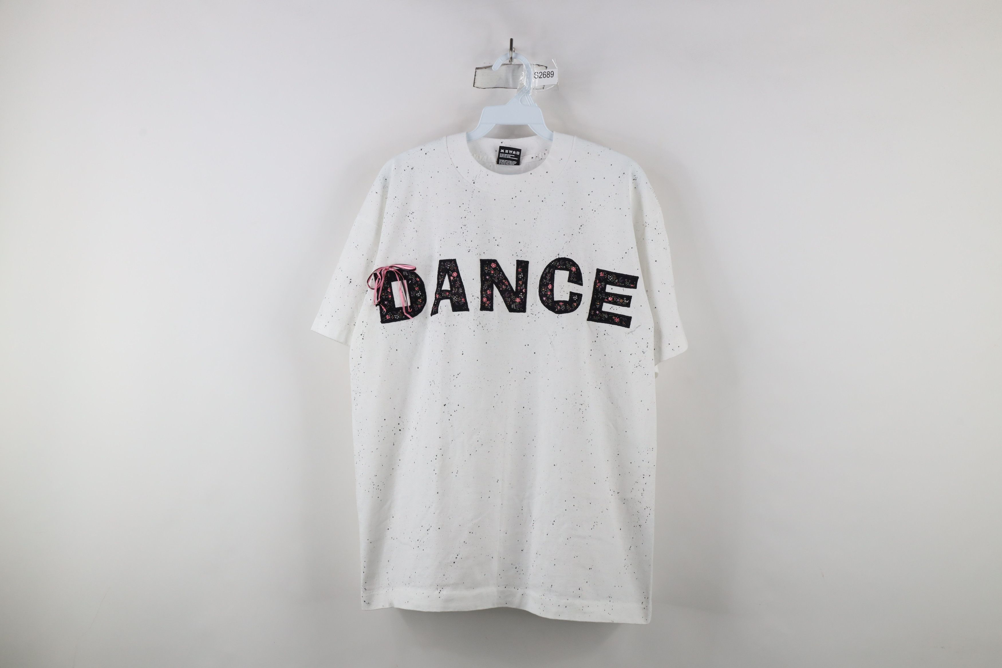 Vintage Vintage 90s aint Fleck Quilt Patch Dance Mom T-Shirt USA Size XL / US 12-14 / IT 48-50 - 1 Thumbnail