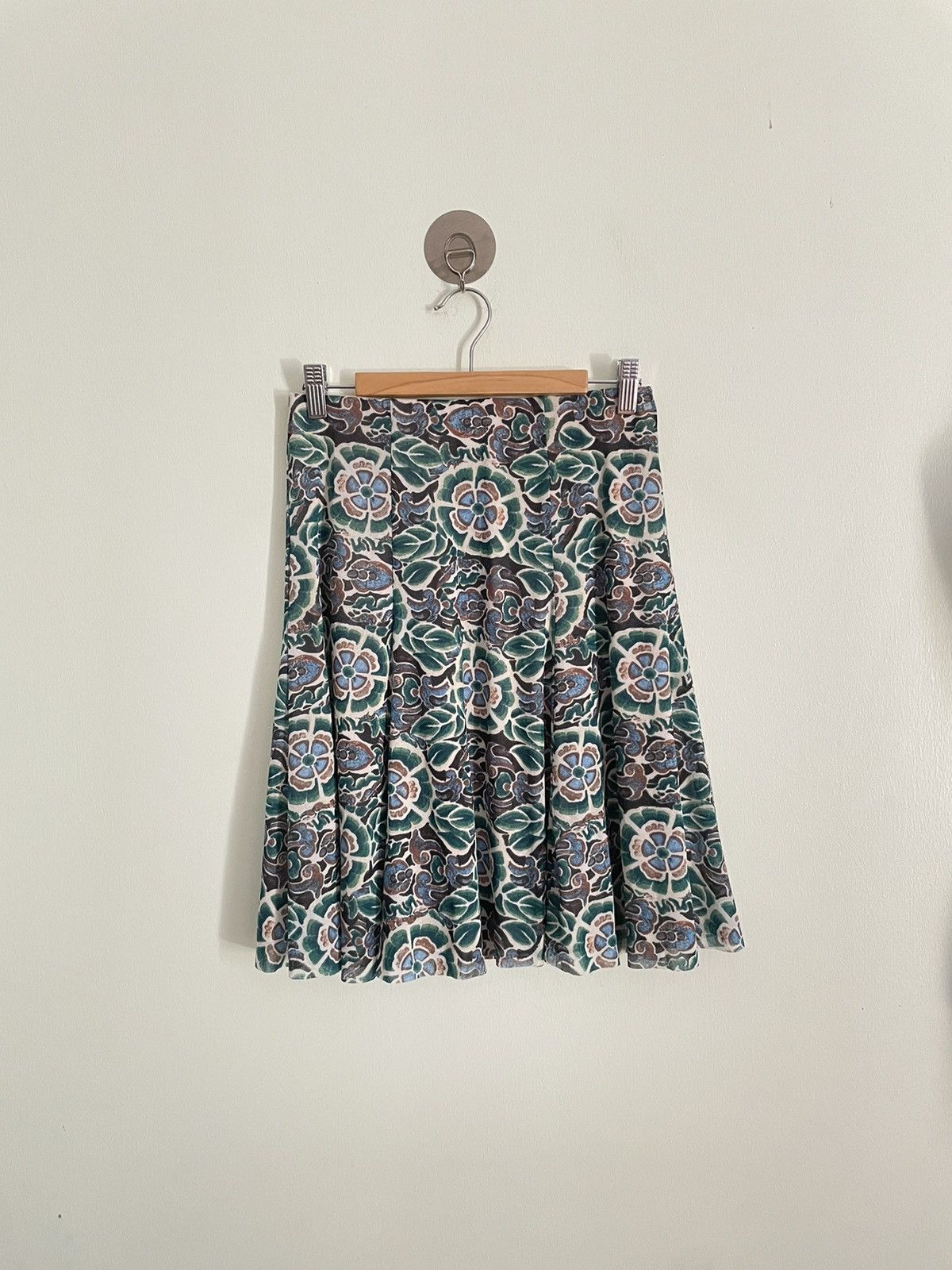 image of Vintage x Vivienne Tam Floral Printed Skirt, Women's (Size 27)