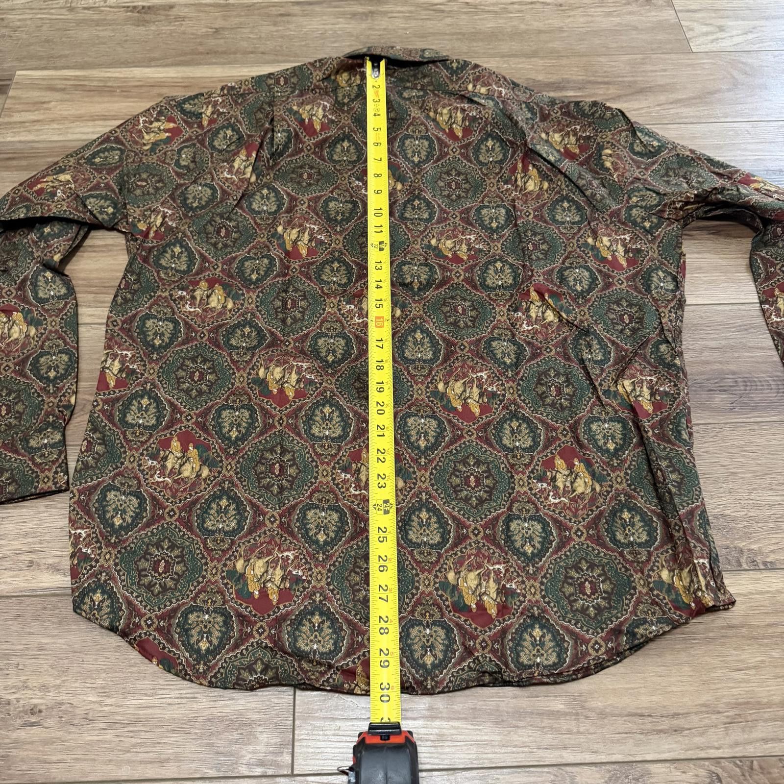 Neiman Marcus Vintage 70s 80s Neiman Marcus Art AOP Shirt Size US L / EU 52-54 / 3 - 7 Thumbnail