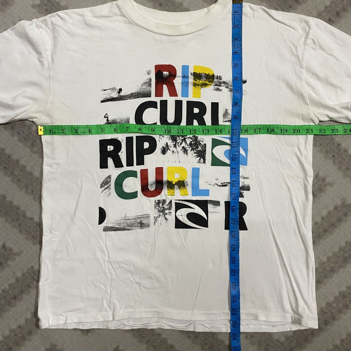 Rip Curl Vintage 90s RIP CURL Printed T-shirt Size US S / EU 44-46 / 1 - 8 Thumbnail