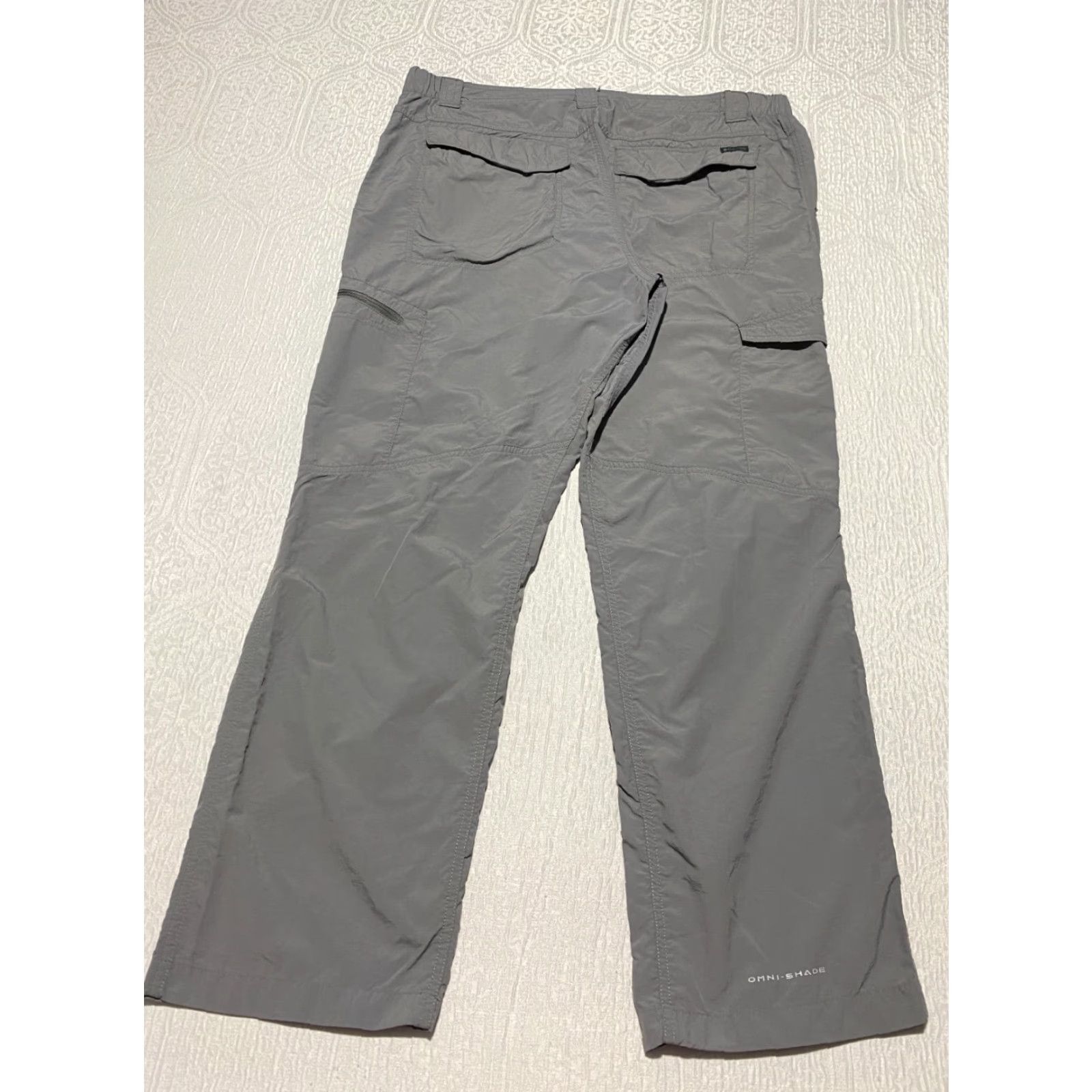 Vintage Columbia Omni Shade Cargo Pants Men's Size 40×30 Gray Lightweight Sportswear Size US 40 / EU 56 - 2 Thumbnail