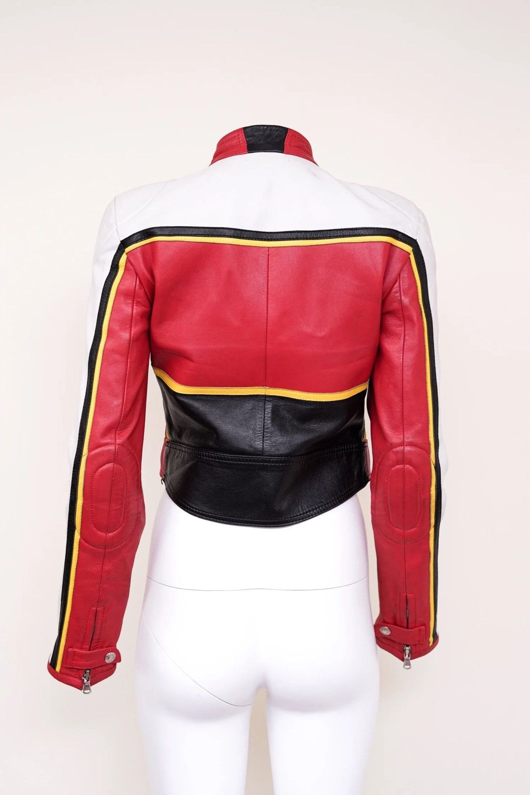 Dolce & Gabbana Dolce & Gabbana S/S 2001 Runway Leather Biker Jacket Size M / US 6-8 / IT 42-44 - 5 Thumbnail