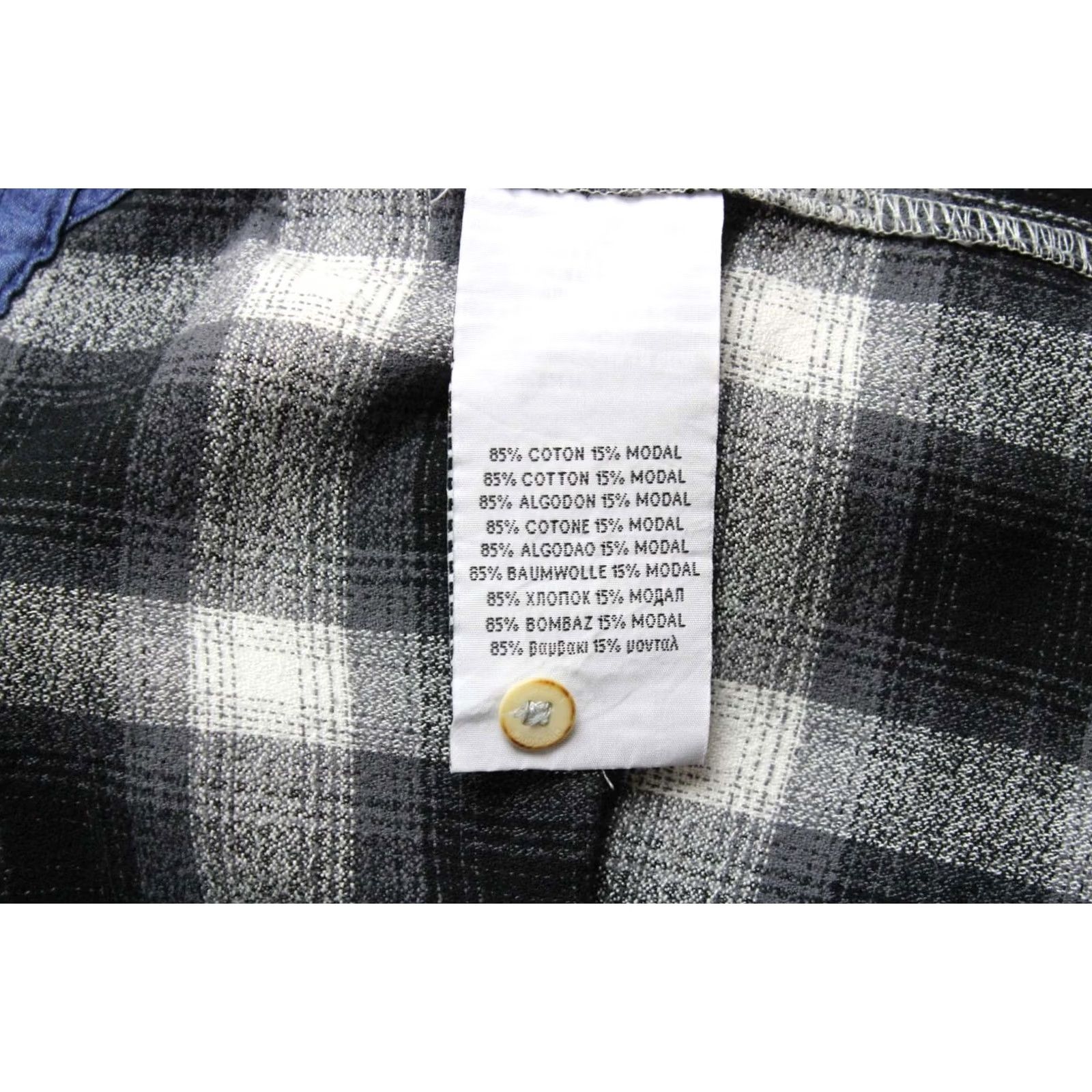 Vintage CHEVIGNON Legend Label Regular Shirt Men's MEDIUM Plaid Button-Up Grey Casual Vintage? Size US M / EU 48-50 / 2 - 6 Thumbnail