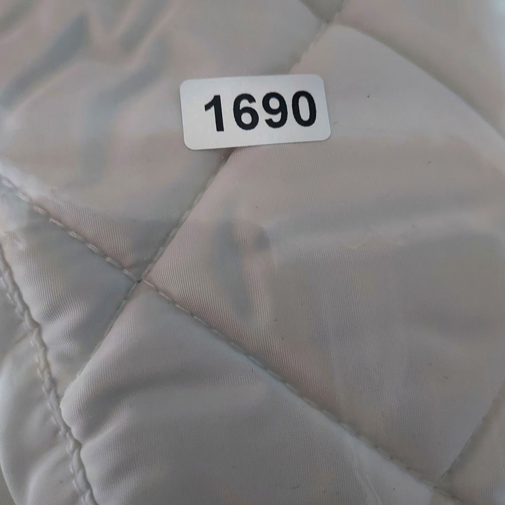 Vintage Zenana Outfitters Quilted Puffer Vest Womens Large White Zip Vest Size L / US 10 / IT 46 - 7 Thumbnail