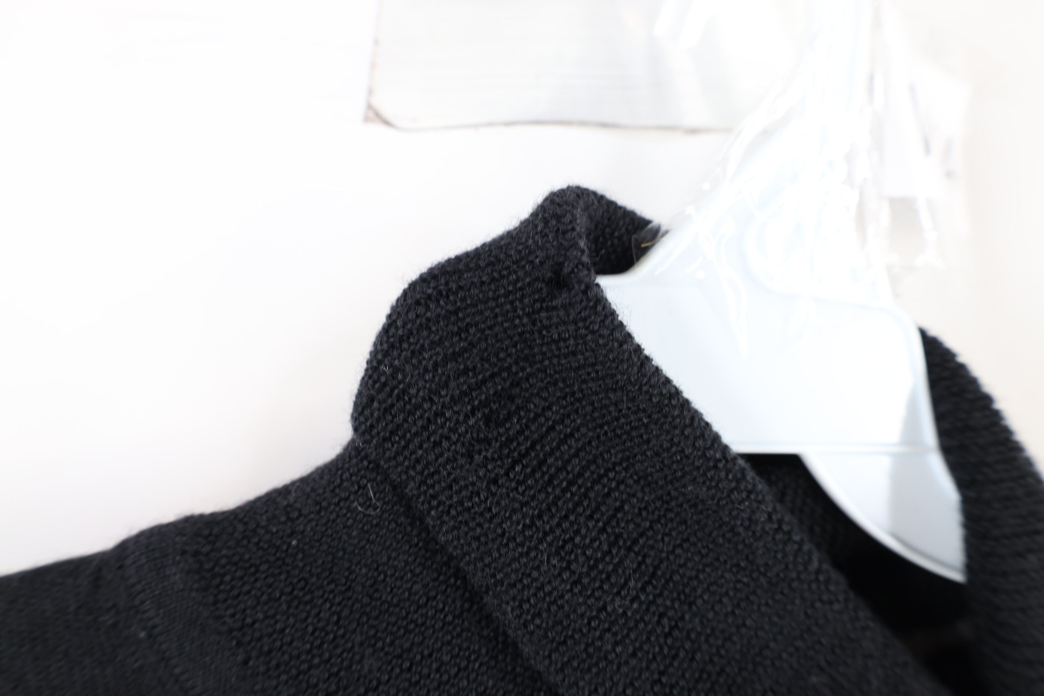 Vintage Vintage 90s Streetwear Block Wool Knit Turtleneck Sweater Size L / US 10 / IT 46 - 3 Thumbnail
