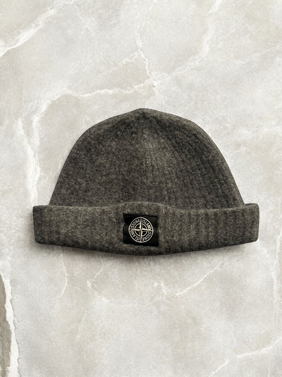 Stone Island × Vintage STONE ISLAND WOOL BEANIE SMALL SIZE HEAVY KNIT Vintage hat Size 26 - 1 Thumbnail