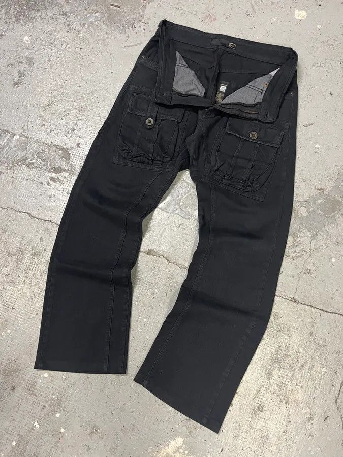 Roberto Cavalli AW2005 Cavalli Black Cargo Pants Size US 30 / EU 46 - 6 Thumbnail