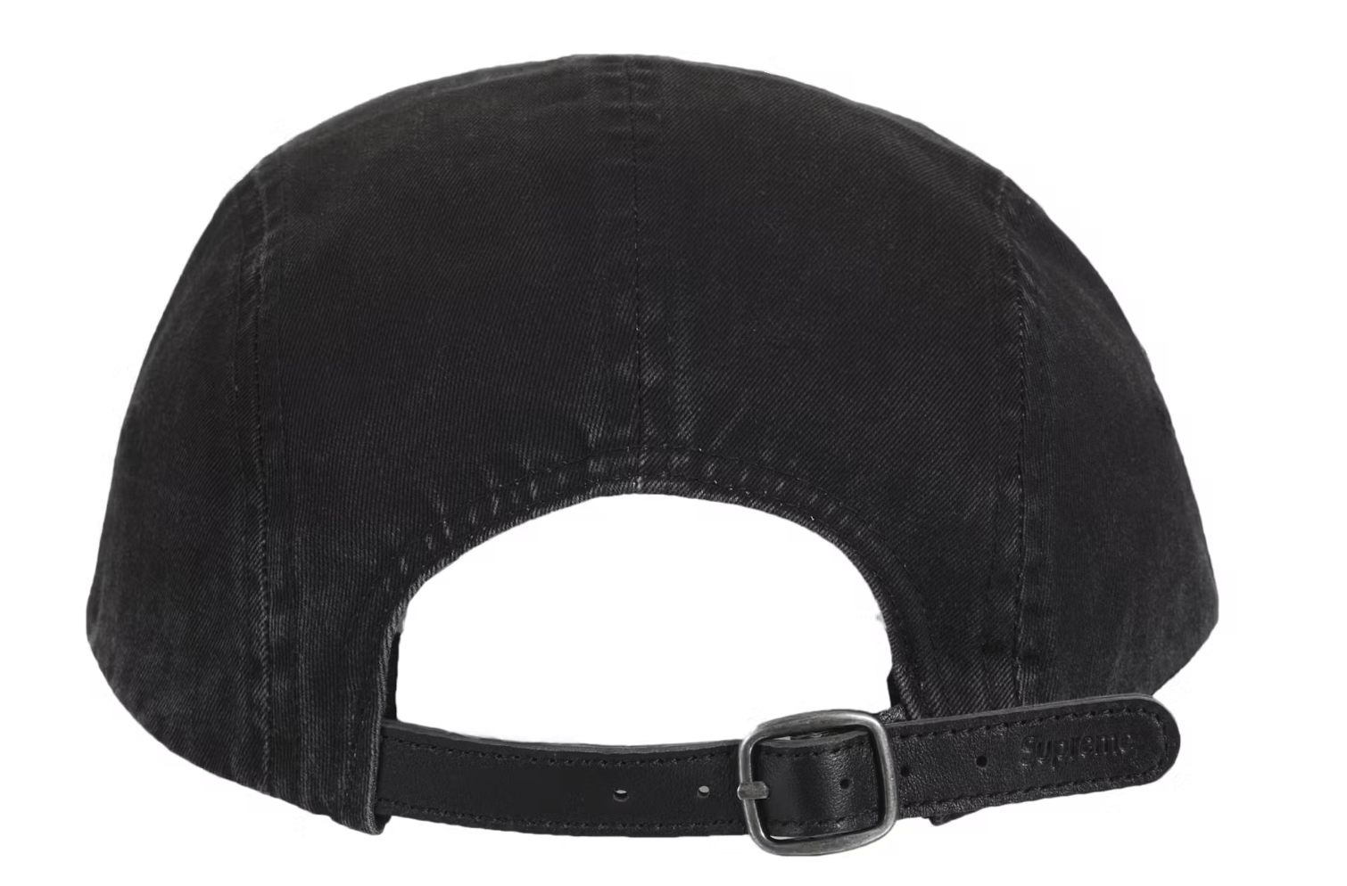 Supreme Supreme Washed Chino Twill Camp Cap Black Sz Adjustable Size ONE SIZE - 2 Thumbnail