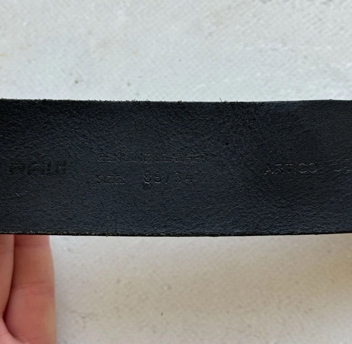 G-Star G-Star Raw Avant Garde Leather Metal Belt Black Bronze Metal Size ONE SIZE - 8 Thumbnail