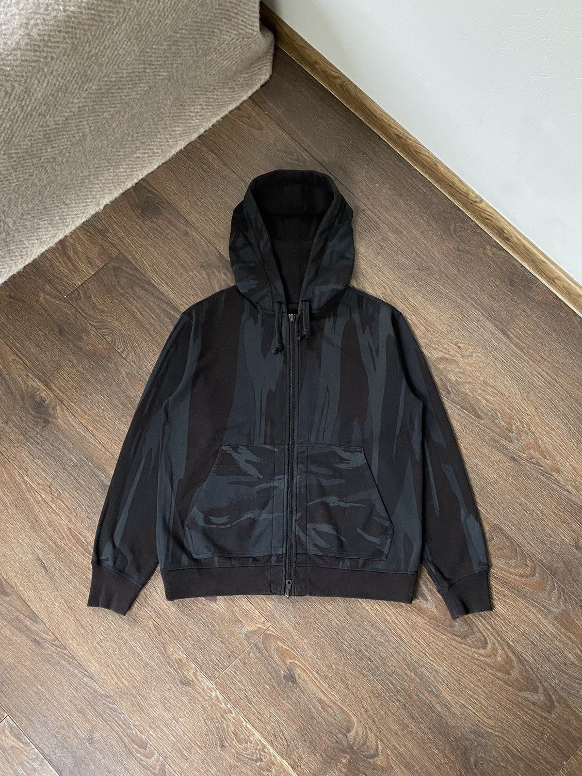 Maharishi Maharishi camouflage full zip hoodie | Grailed