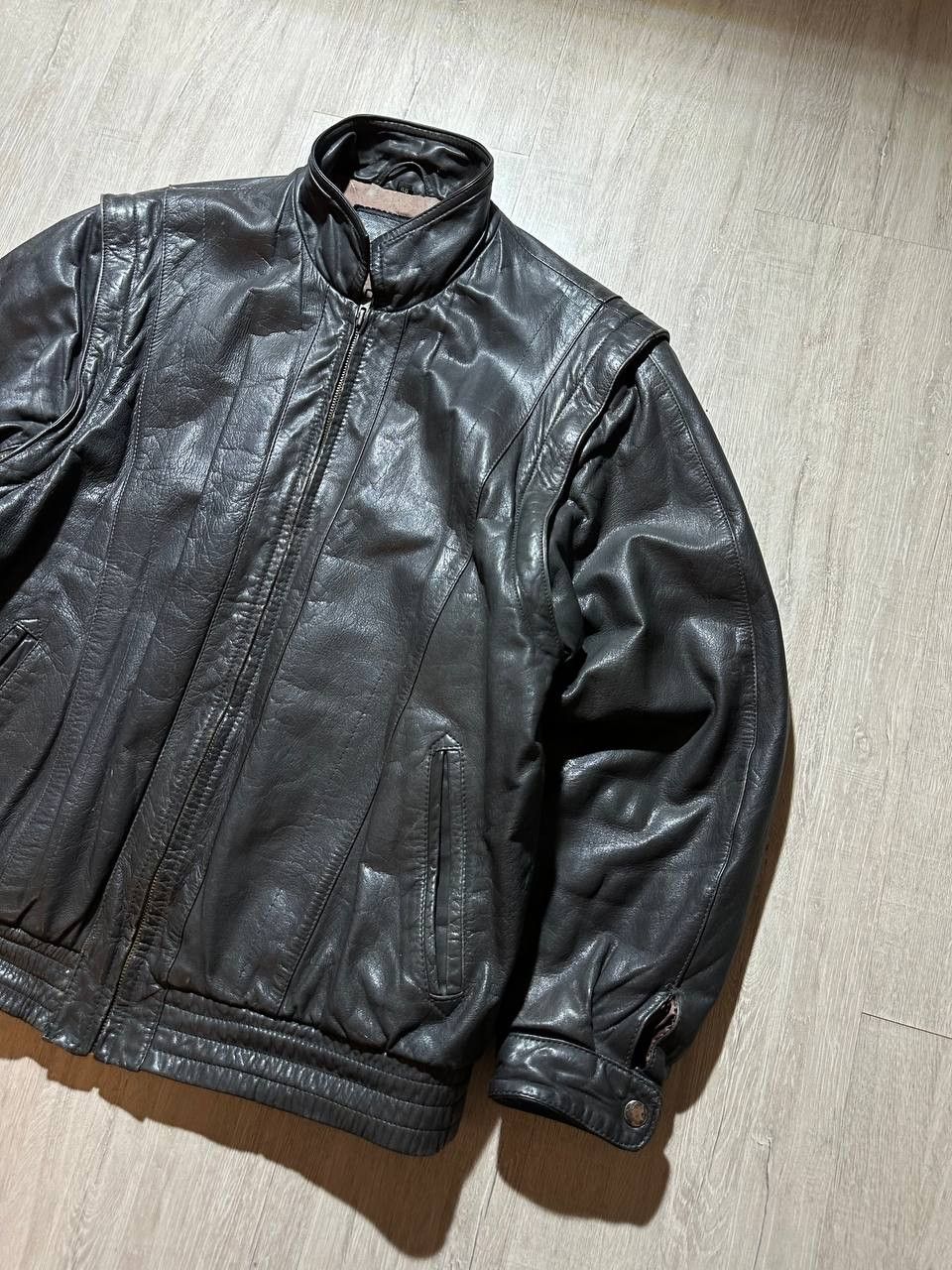 Vintage VIntage Leather Jacket and Vest 2 in 1 Size US L / EU 52-54 / 3 - 3 Thumbnail