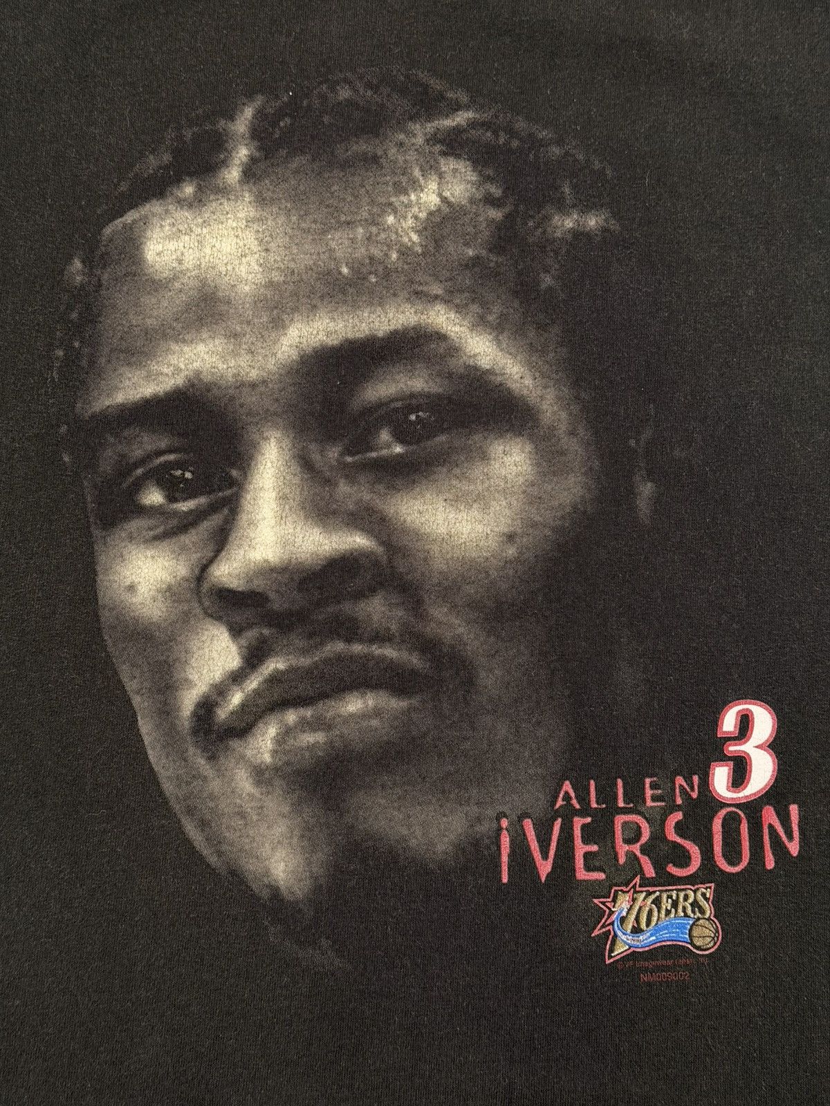 Lee Vintage 90s Allen Iverson Big Face Rap Tee 76ers LeeSport L Size US L / EU 52-54 / 3 - 3 Thumbnail