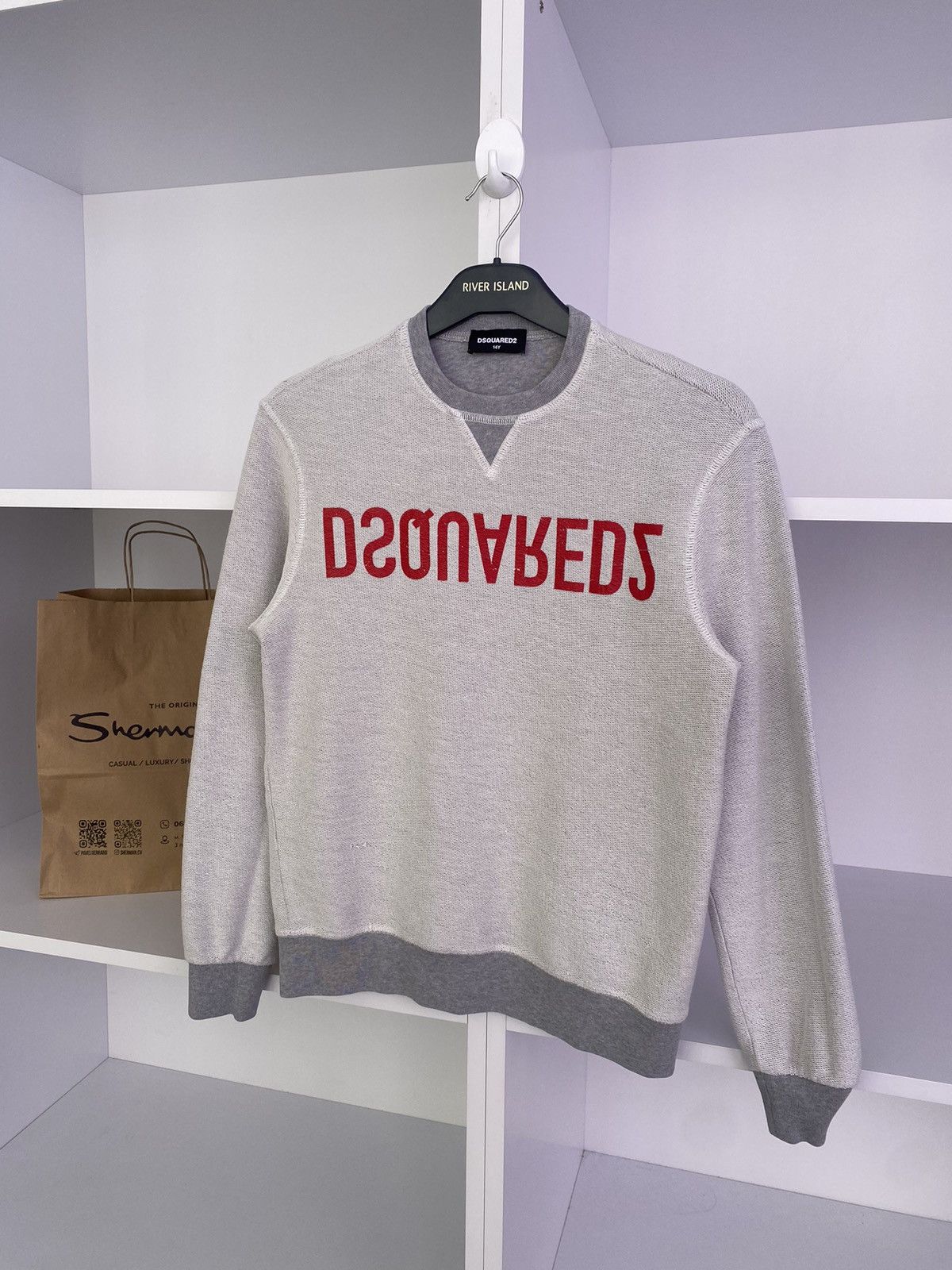 Dsquared2 × Vintage Vintage Dsquared2 Junior Pullover Sweatshirt Size US XS / EU 42 / 0 - 5 Thumbnail