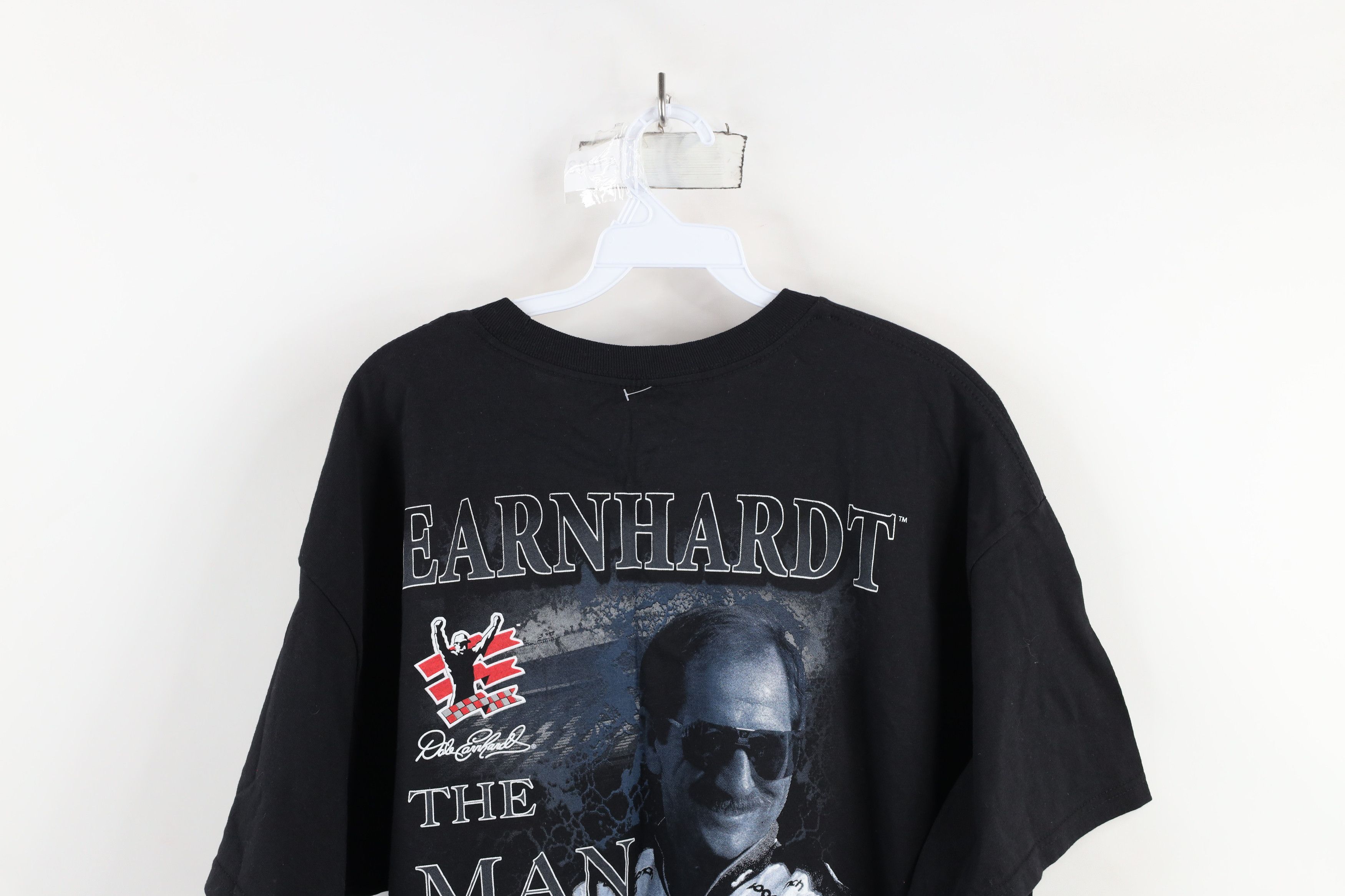 Vintage Deadstock Y2K NASCAR Dale Earnhardt Racing T-Shirt Black Size US XL / EU 56 / 4 - 11 Thumbnail